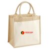 Cotton Pocket Jute Midi Tote Thumbnail