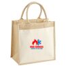 Cotton Pocket Jute Midi Tote Thumbnail