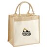 Cotton Pocket Jute Midi Tote Thumbnail