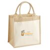 Cotton Pocket Jute Midi Tote Thumbnail