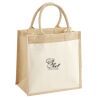 Cotton Pocket Jute Midi Tote Thumbnail