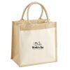 Cotton Pocket Jute Midi Tote Thumbnail