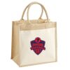 Cotton Pocket Jute Midi Tote Thumbnail
