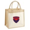 Cotton Pocket Jute Midi Tote Thumbnail