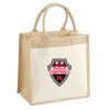 Cotton Pocket Jute Midi Tote Thumbnail