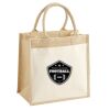 Cotton Pocket Jute Midi Tote Thumbnail