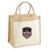 Cotton Pocket Jute Midi Tote Thumbnail