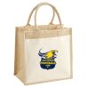 Cotton Pocket Jute Midi Tote Thumbnail