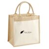 Cotton Pocket Jute Midi Tote Thumbnail