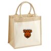 Cotton Pocket Jute Midi Tote Thumbnail