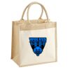 Cotton Pocket Jute Midi Tote Thumbnail