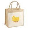 Cotton Pocket Jute Midi Tote Thumbnail