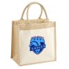 Cotton Pocket Jute Midi Tote Thumbnail