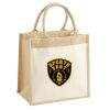 Cotton Pocket Jute Midi Tote Thumbnail