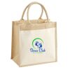 Cotton Pocket Jute Midi Tote Thumbnail