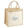 Cotton Pocket Jute Midi Tote Thumbnail