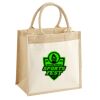 Cotton Pocket Jute Midi Tote Thumbnail
