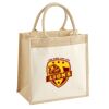 Cotton Pocket Jute Midi Tote Thumbnail