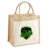 Cotton Pocket Jute Midi Tote Thumbnail