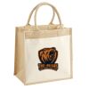 Cotton Pocket Jute Midi Tote Thumbnail