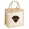 Cotton Pocket Jute Midi Tote Thumbnail