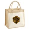 Cotton Pocket Jute Midi Tote Thumbnail
