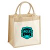 Cotton Pocket Jute Midi Tote Thumbnail