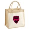 Cotton Pocket Jute Midi Tote Thumbnail
