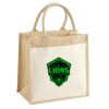 Cotton Pocket Jute Midi Tote Thumbnail