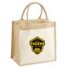 Cotton Pocket Jute Midi Tote Thumbnail