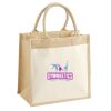 Cotton Pocket Jute Midi Tote Thumbnail