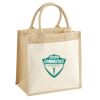 Cotton Pocket Jute Midi Tote Thumbnail