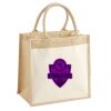 Cotton Pocket Jute Midi Tote Thumbnail