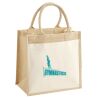 Cotton Pocket Jute Midi Tote Thumbnail