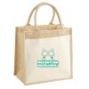 Cotton Pocket Jute Midi Tote Thumbnail