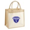 Cotton Pocket Jute Midi Tote Thumbnail