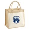 Cotton Pocket Jute Midi Tote Thumbnail