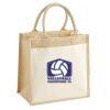 Cotton Pocket Jute Midi Tote Thumbnail