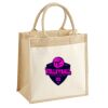Cotton Pocket Jute Midi Tote Thumbnail