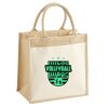 Cotton Pocket Jute Midi Tote Thumbnail