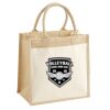 Cotton Pocket Jute Midi Tote Thumbnail
