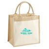 Cotton Pocket Jute Midi Tote Thumbnail