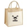 Cotton Pocket Jute Midi Tote Thumbnail