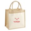 Cotton Pocket Jute Midi Tote Thumbnail