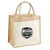 Cotton Pocket Jute Midi Tote Thumbnail