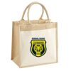 Cotton Pocket Jute Midi Tote Thumbnail