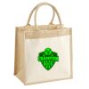 Cotton Pocket Jute Midi Tote Thumbnail