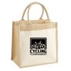 Cotton Pocket Jute Midi Tote Thumbnail