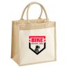 Cotton Pocket Jute Midi Tote Thumbnail