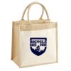 Cotton Pocket Jute Midi Tote Thumbnail